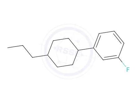 Chemical structure of 1-Fluoro-3-(4-propylcyclohexyl)benzene