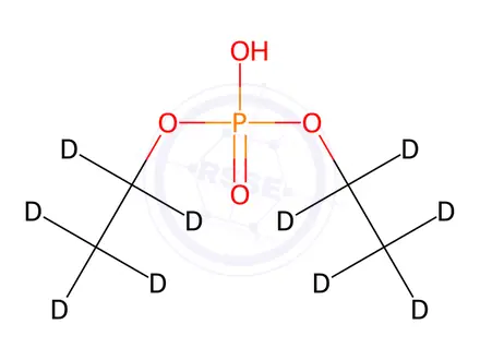 Chemical structure of Diethyl-d10 Phosphate