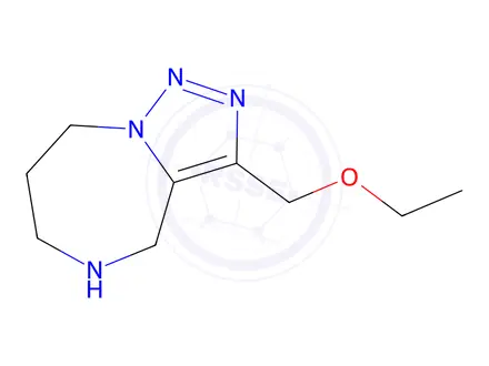 Chemical structure of 3-(Ethoxymethyl)-5,6,7,8-tetrahydro-4H-[1,2,3]triazolo[1,5-a][1,4]diazepine
