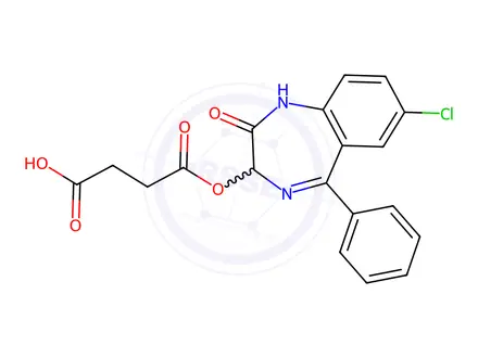 Chemical structure of Oxazepam Impurity 11