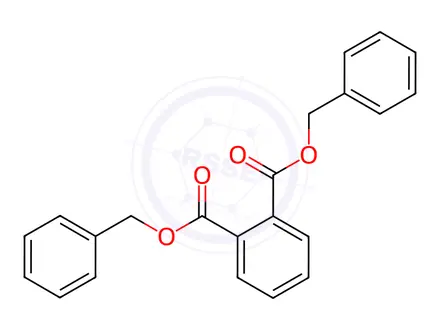 Chemical structure of Dibenzyl phthalate