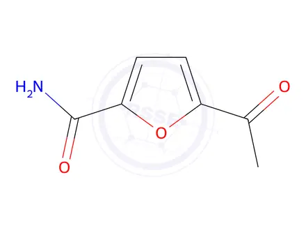 Chemical structure of 2-Furancarboxamide, 5-acetyl-(9CI)