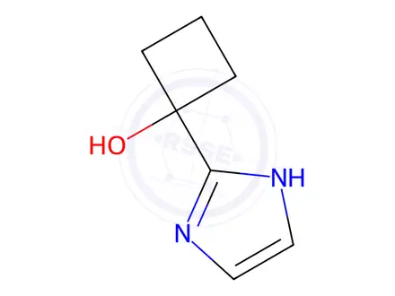 Chemical structure of 1-(1H-imidazol-2-yl)cyclobutan-1-ol