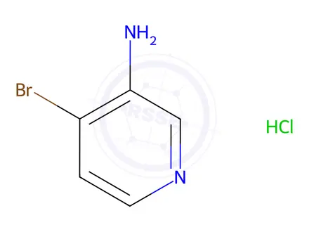 Chemical structure of 4-Bromopyridin-3-amine hydrochloride