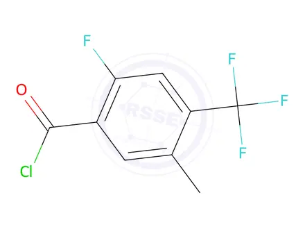 Chemical structure of 2-Fluoro-5-methyl-4-(trifluoromethyl)-benzoyl chloride
