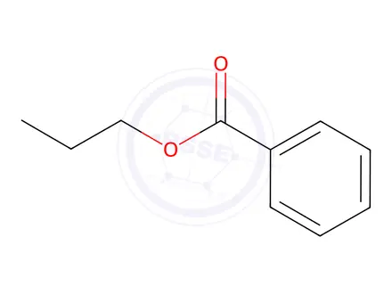 Chemical structure of Propyl benzoate