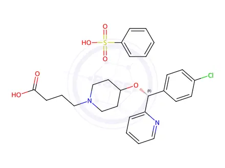 Chemical structure of Bepotastine Impurity 3(Benzene Sulfonate)