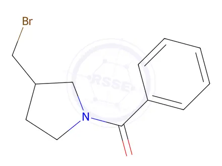 Chemical structure of 1-Benzoyl-3-(bromomethyl)pyrrolidine