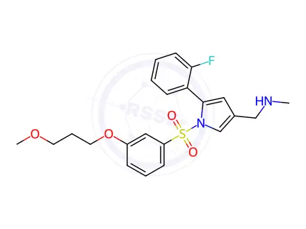 Chemical structure of Keverprazan