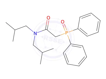 Chemical structure of 2-(Diphenylphosphoryl)-N,N-diisobutylacetamide