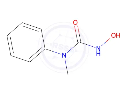 Chemical structure of 3-Hydroxy-1-methyl-1-phenylurea