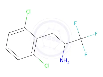 Chemical structure of 3-(2,6-Dichlorophenyl)-1,1,1-trifluoropropan-2-amine