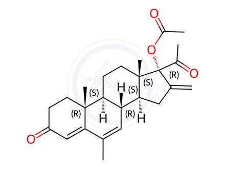Chemical structure of Melengestrol acetate