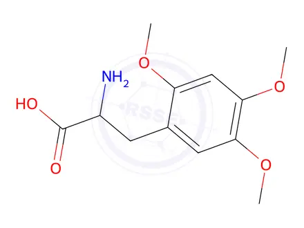 Chemical structure of 2,4,5-trimethoxyÂÂphenylÂalanine