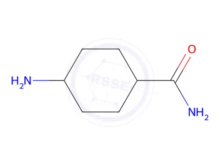 Chemical structure of 4-Aminocyclohexane-1-carboxamide