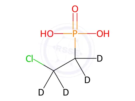 Chemical structure of Ethephon-d4