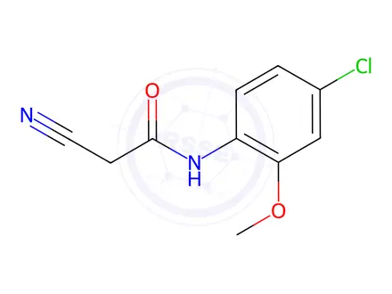 Chemical structure of N-(4-Chloro-2-methoxyphenyl)-2-cyanoacetamide