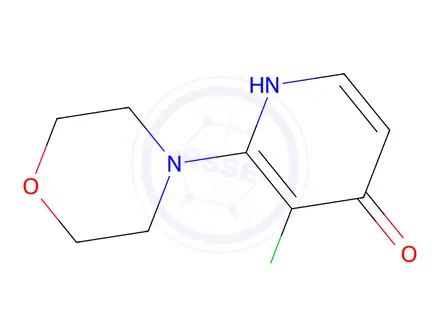 Chemical structure of 3-Chloro-2-(morpholin-4-yl)pyridin-4-ol
