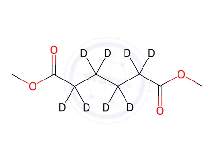 Chemical structure of Dimethyl Hexanedioate D8