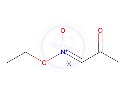 Chemical structure of 2-Propanone, 1-(ethyl-aci-nitro)-, (E)-(9CI)