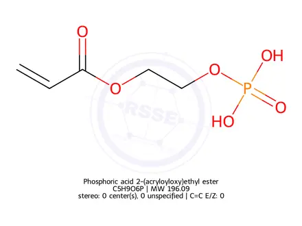 Chemical structure of Phosphoric acid 2-(acryloyloxy)ethyl ester