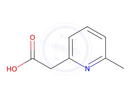 Chemical structure of 6-Methyl-2-pyridineacetic Acid