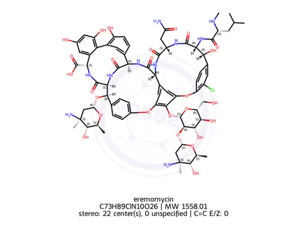 Chemical structure of eremomycin
