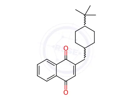 Chemical structure of Buparvaquone Impurity 9