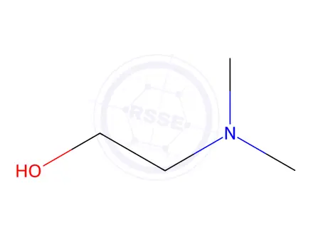 Chemical structure of N,N-Dimethylethanolamine Solution in Acetonitrile