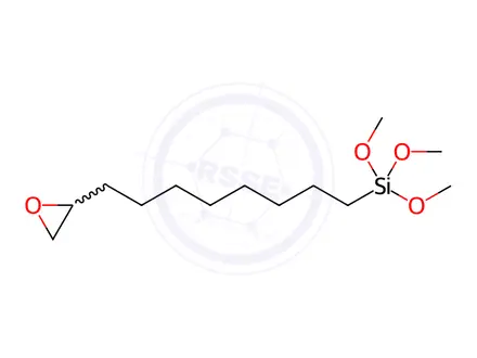 Chemical structure of Oxirane,2-[8-(trimethoxysilyl)octyl]-