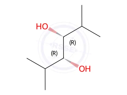 Chemical structure of (3R,4R)-1,2-Diisopropylethanediol