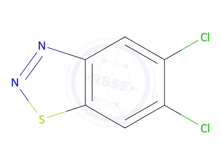 Chemical structure of 5,6-dichloro-1,2,3-benzothiadiazole