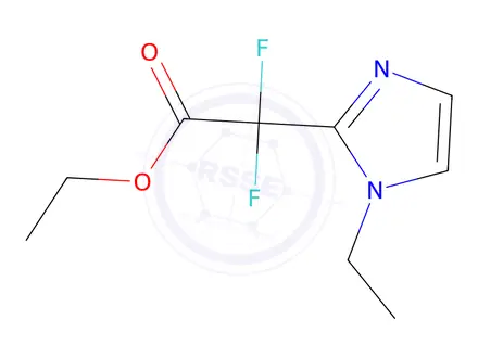 Chemical structure of Ethyl 2-(1-ethyl-1h-imidazol-2-yl)-2,2-difluoroacetate