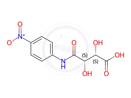 Chemical structure of (-)-4'-Nitrotartranilic Acid