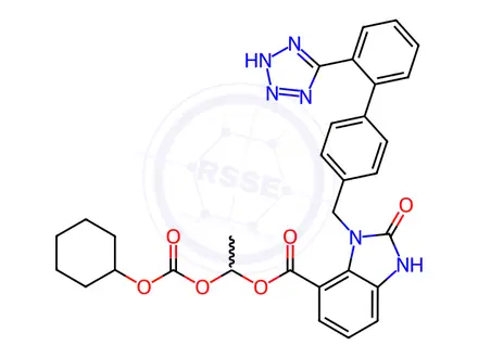 Chemical structure of Candesartan Cilexetil EP Impurity B