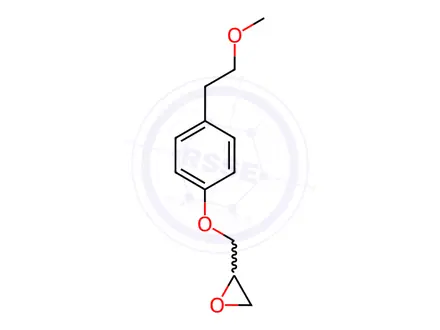 Chemical structure of Metoprolol Impurity P
