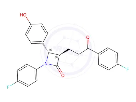Chemical structure of Ezetimibe Impurity A