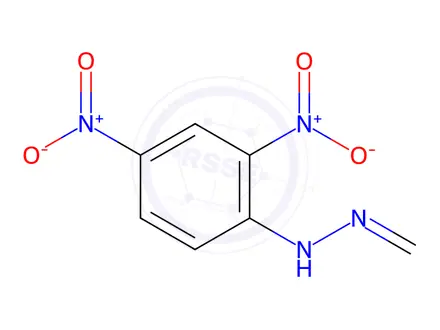 Chemical structure of Formaldehyde-DNPH