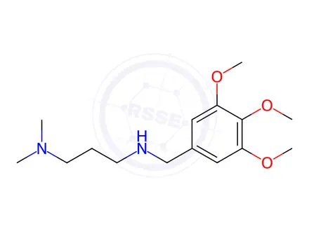 Chemical structure of N,N-Dimethyl-N-(3,4,5-trimethoxy-benzyl)-propane-1,3-diamine