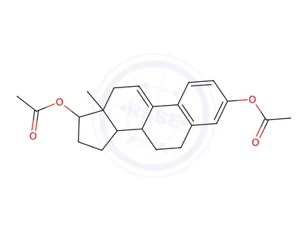 Chemical structure of ∆9(11)-Estradiol Diacetate