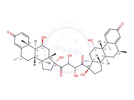 Chemical structure of Prednisolone Impurity 53