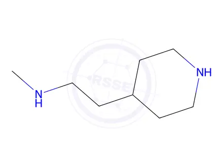 Chemical structure of n-Methyl-2-(piperidin-4-yl)ethan-1-amine
