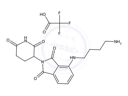 Chemical structure of Thalidomide-NH-C4-NH2 (TFA)