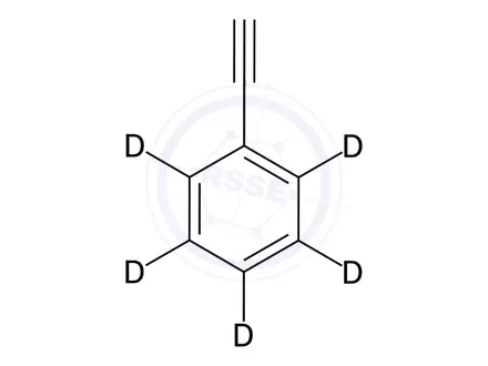 Chemical structure of Phenyl-d5-acetylene