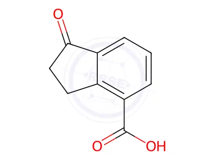 Chemical structure of 1-OXO-INDAN-4-CARBOXYLIC ACID