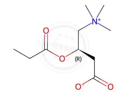 Chemical structure of Propionyl-L-carnitine