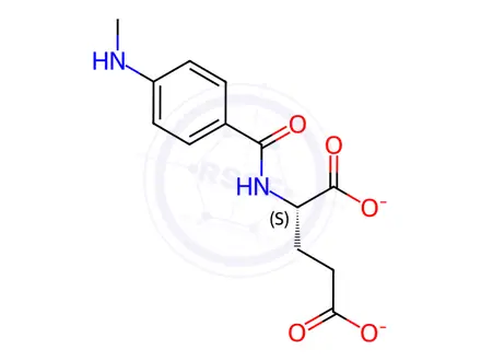 Chemical structure of Methotrexate EP Imputity-L disodium salt