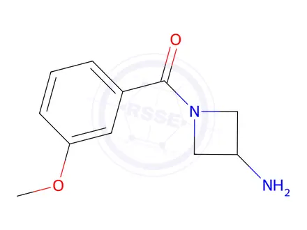 Chemical structure of 1-(3-methoxybenzoyl)azetidin-3-amine