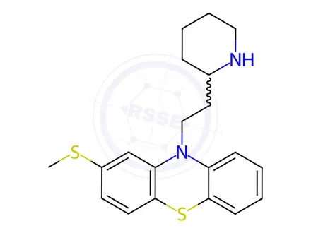 Chemical structure of Thioridazine Impurity 6 Monomer (Thioridazine EP Impurity F) (Northioridazine)