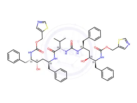 Chemical structure of Ritonavir EP Impurity S